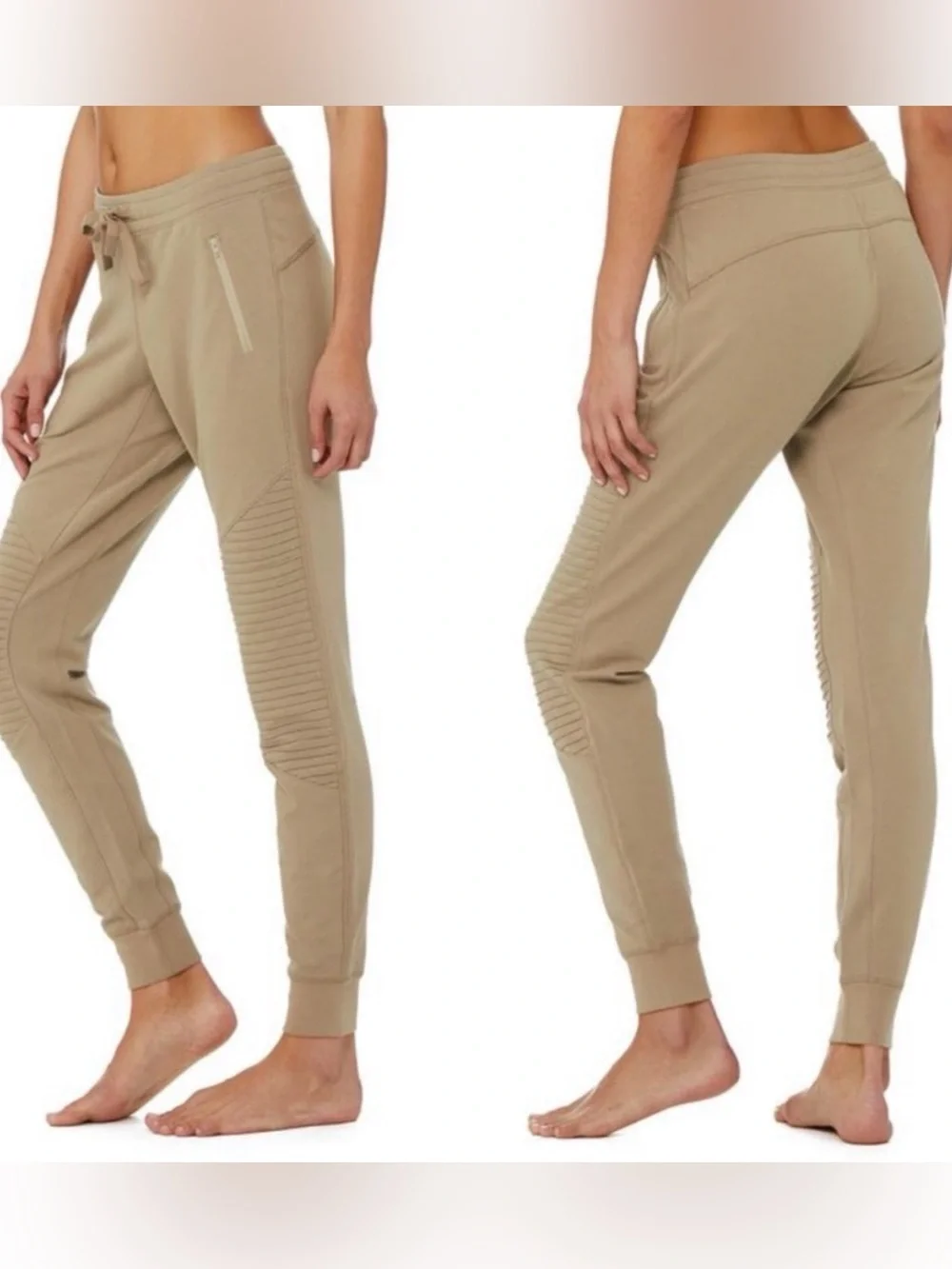 NWT ALO Urban Moto Sweatpant Gravel Size S